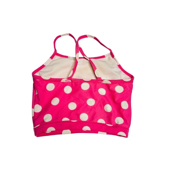 Hanna Andersson Girls Pink Polka Dot Two-Piece Swimsuit Set Size 90 2T-3T - Picture 5 of 7